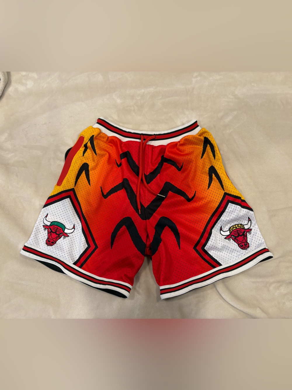 Chicago Bulls 5Tenco Athletic Mesh Shorts with Team Logo